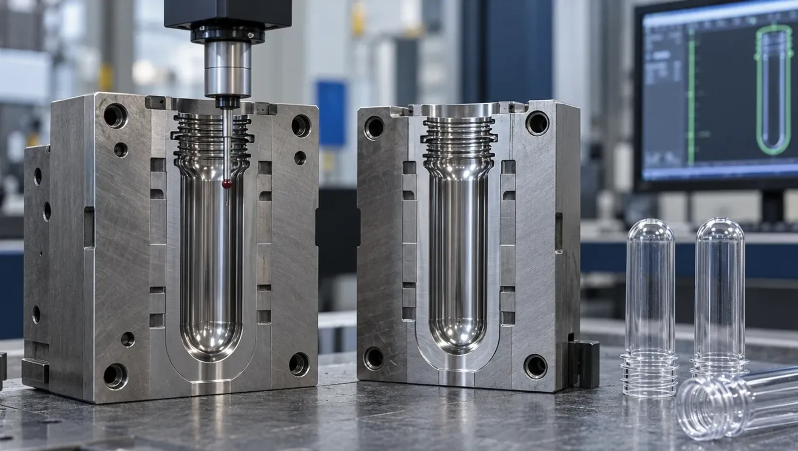 Illustrative metrology inspection of replacement mold inserts